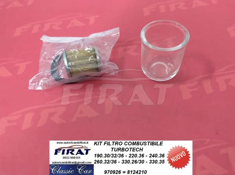 KIT FILTRO COMBUSTIBILE IVECO TURBOTECH 190.30 (970926)